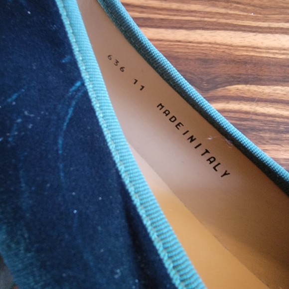 Del Toro Velvet Slipper Dark Green main image 8